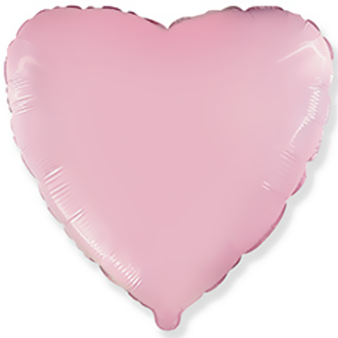 Фольгированное Сердце, Розовый (81 см)